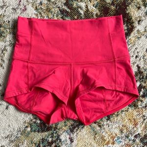 Lululemon red shorts, size 6